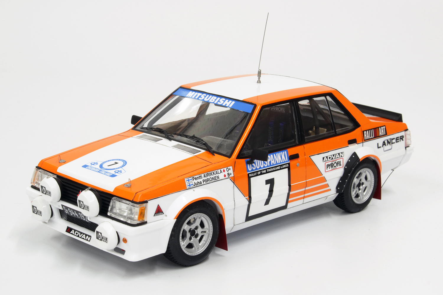 1/24 Mitsubishi Lancer Turbo '82 Rally of 1000 Lakes w/ masking