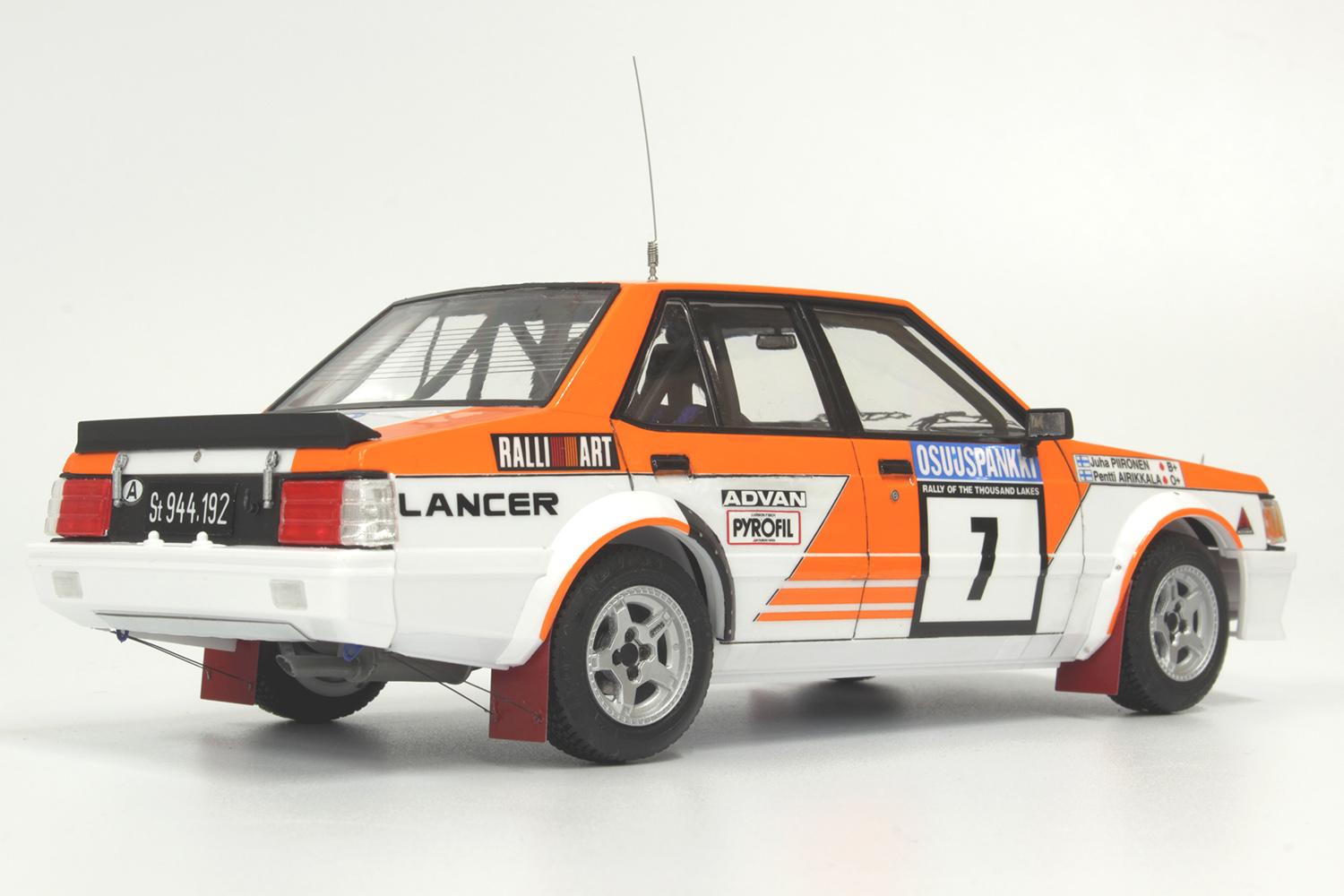 1/24 Mitsubishi Lancer Turbo '82 Rally of 1000 Lakes w/ masking