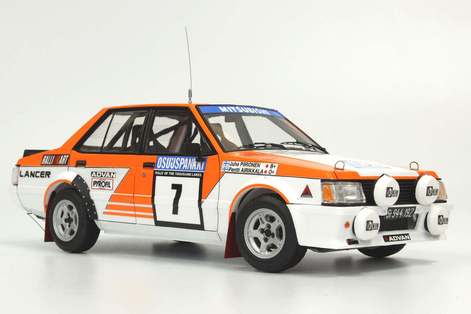 1/24 Mitsubishi Lancer Turbo '82 Rally of 1000 Lakes w/ masking