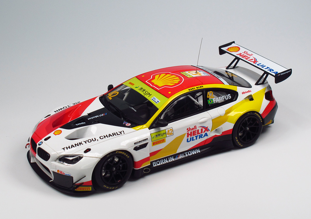 1/24 BMW M6 2018 MACAU GP GT3 RACE WINNER w/ masking sheet