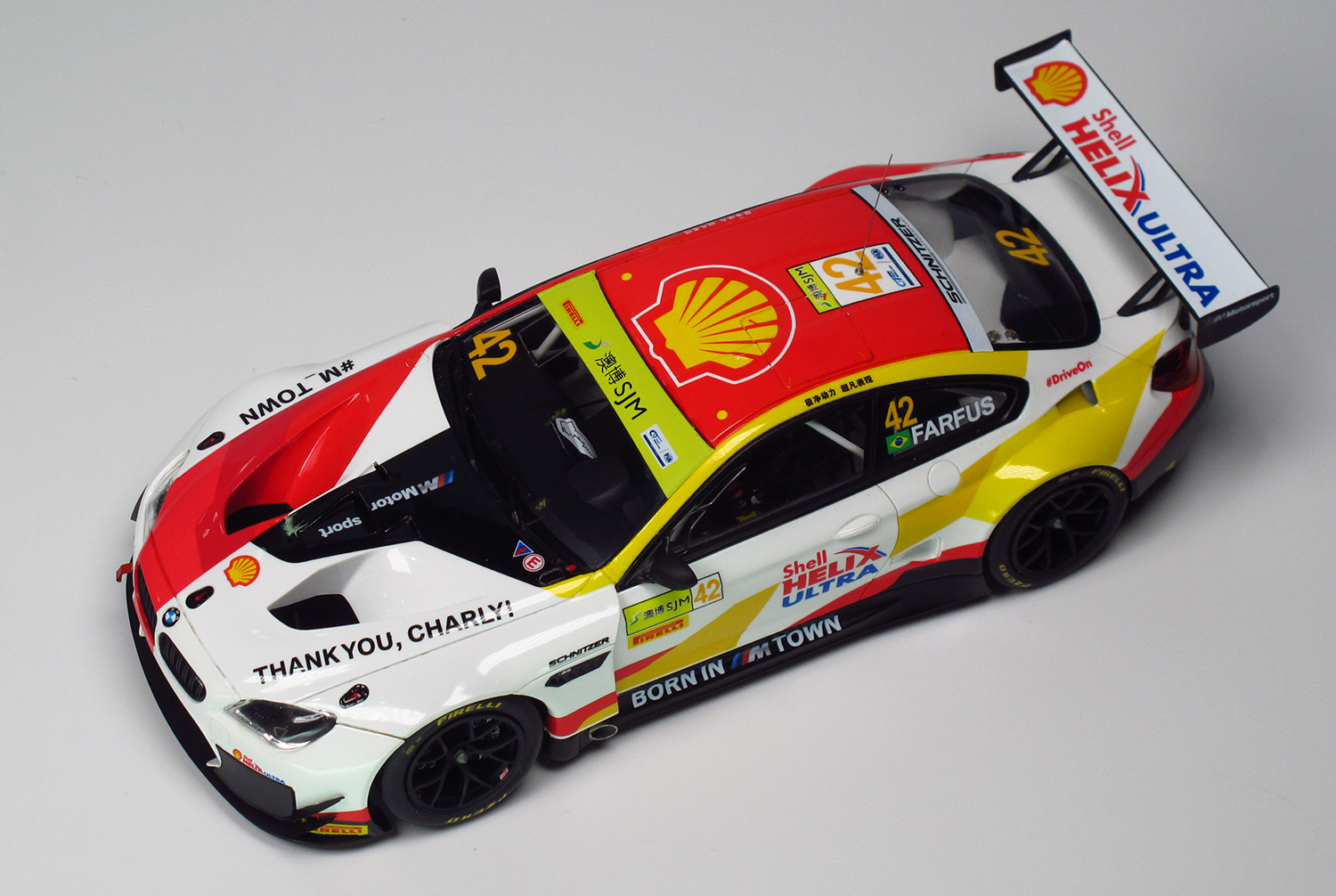 1/24 BMW M6 2018 MACAU GP GT3 RACE WINNER w/ masking sheet