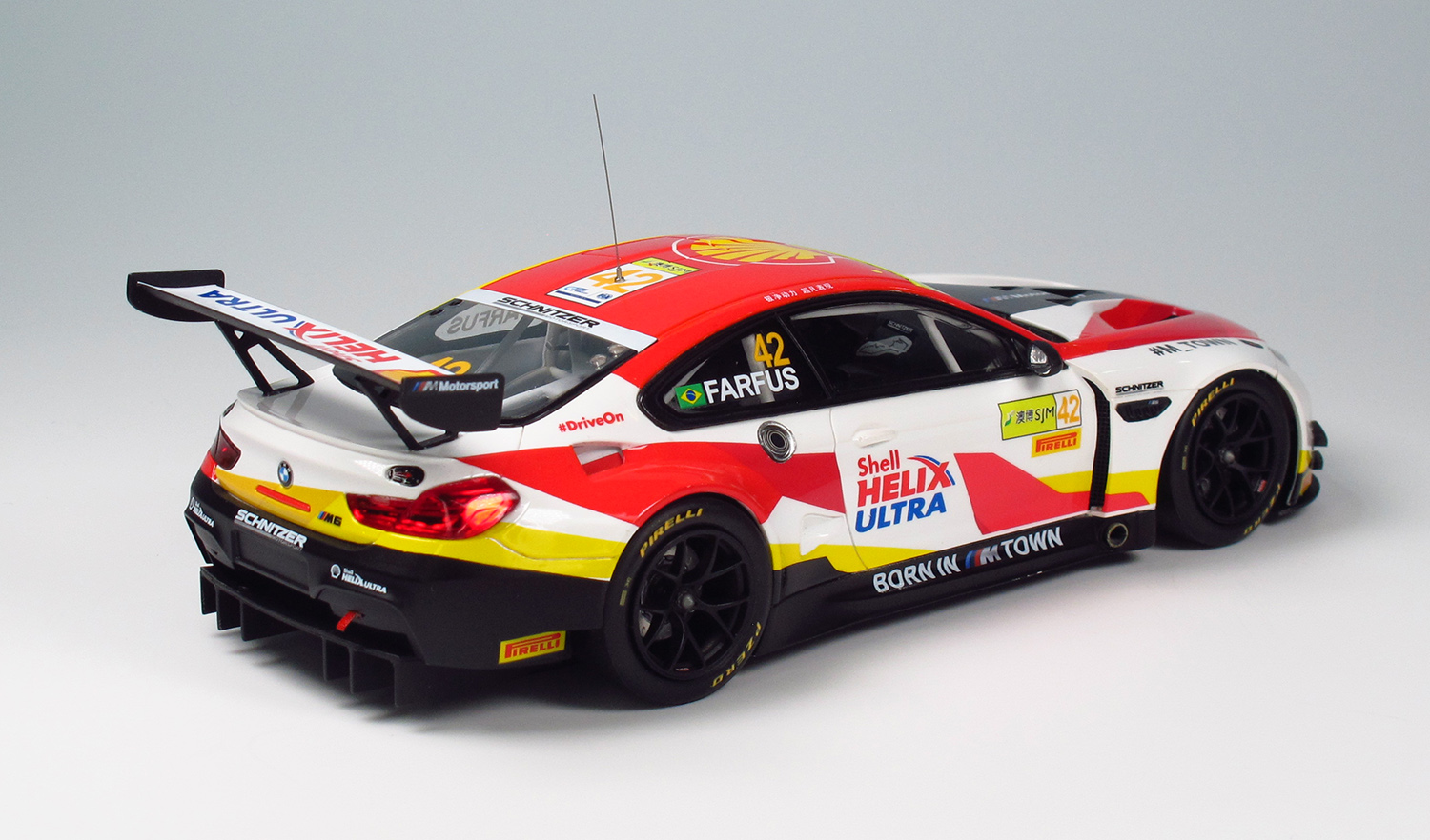 1/24 BMW M6 2018 MACAU GP GT3 RACE WINNER w/ masking sheet