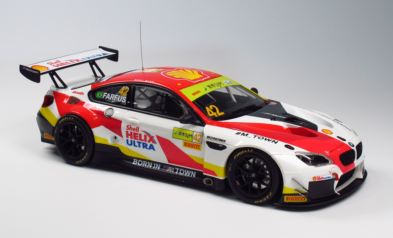 1/24 BMW M6 2018 MACAU GP GT3 RACE WINNER w/ masking sheet