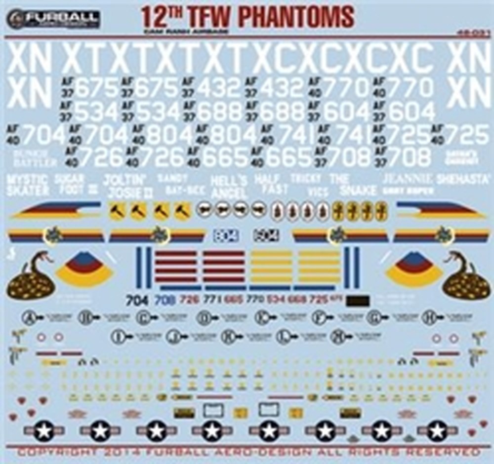 եܡ륨ǥ 1/48 ꥫ F-4C 12TFW ǥ - ɥĤ