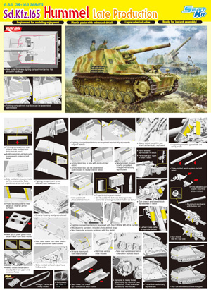 cyber-hobby 1/35 Sd.Kfz.165 Hummel Late Production