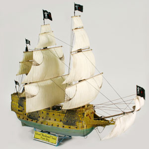 LINDBERG 1/130 Black Beard Pirate Ship