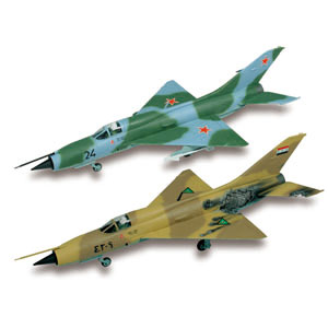 LINDBERG 1/72 Mig-21 Battle Damaged (USA)