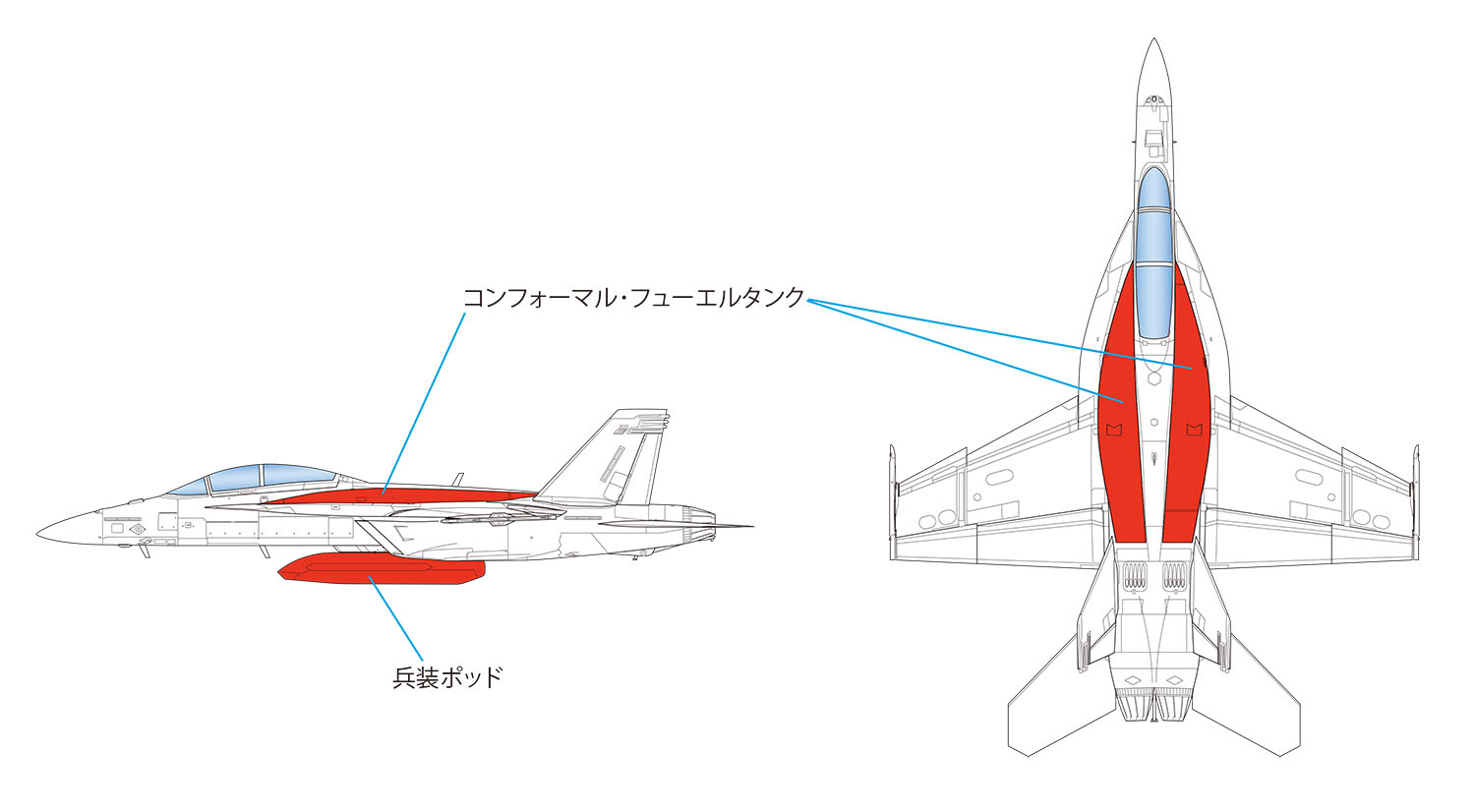 1/144 U.S. Navy F/A-18FSuper Hornet with CFT