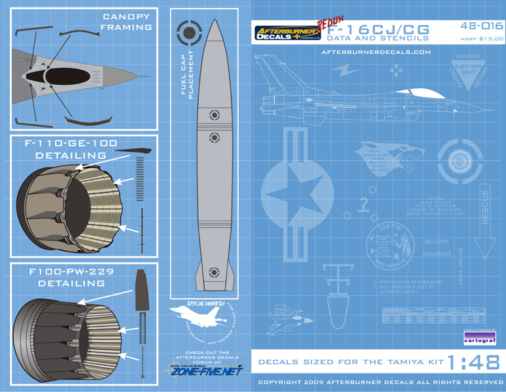 afterburner decals 1/48 VIPER STENCILS REDUX