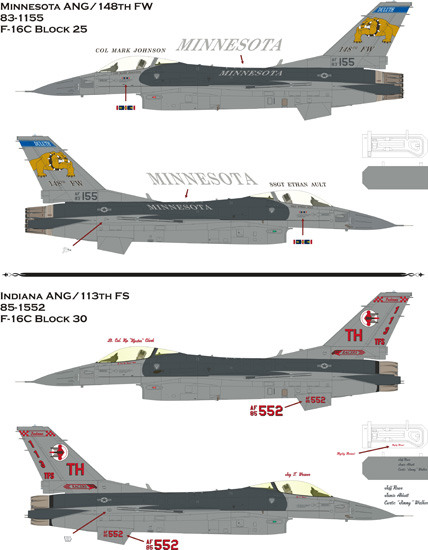 afterburner decals viper wing kings II