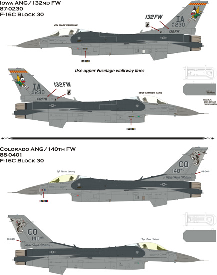 afterburner decals viper wing kings II