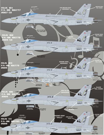 եСʡǥ 1/48 ꥫ F/A-18E VFA-31 "եå롼!" - ɥĤ