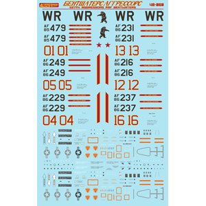 afterburner decals 1/48 BENTWATERS AGGRESSORS