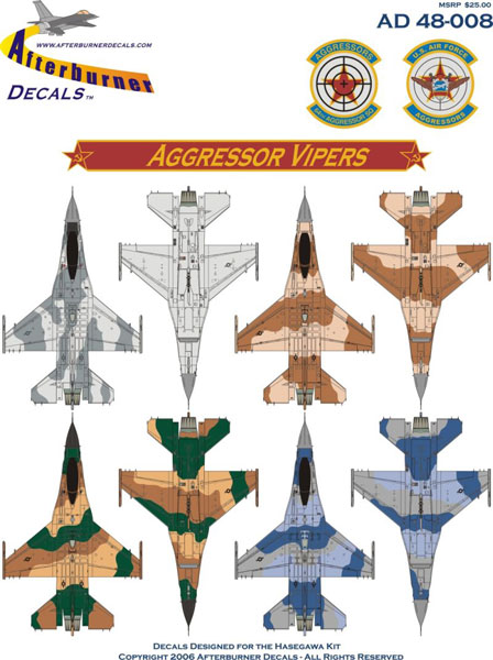 եСʡǥ 1/48 ƶ F-16C/CG Aggressor Vipers64åͥꥹ