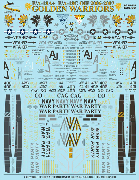 եСʡǥ 1/48 Ƴ F/A-18A+/C ۡͥå VFA-87 CVW-8