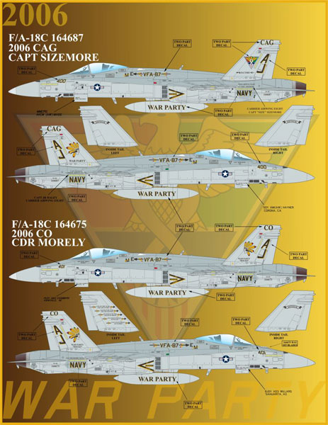 եСʡǥ 1/48 Ƴ F/A-18A+/C ۡͥå VFA-87 CVW-8