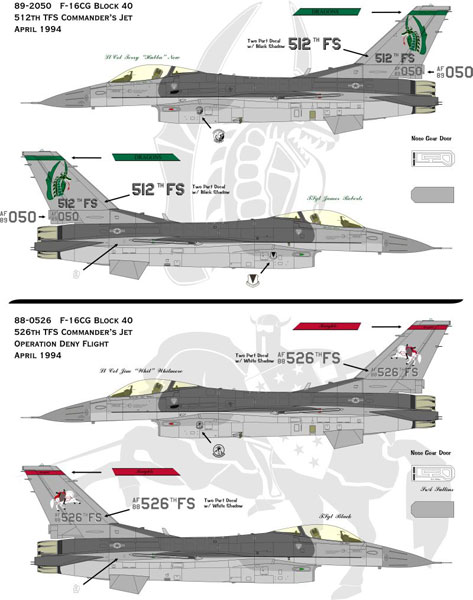 եСʡǥ 1/48 ƶ F-16CG "Knights and Dragons" ॷ奿 - ɥĤ