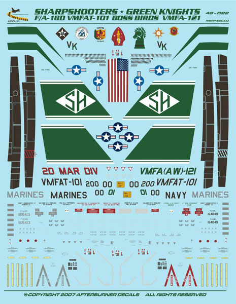 եСʡǥ 1/48 Ƴ F/A-18Dɥ꡼ ۡͥåȡVMFA-121/VMFAT-101