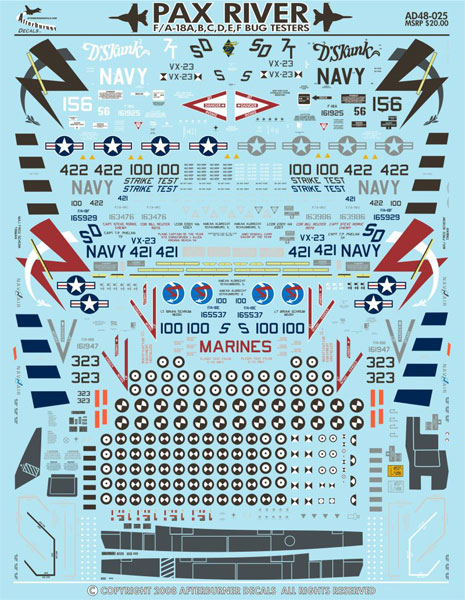 եСʡǥ 1/48 Ƴ F/A-18 A, B, C, D, E, F Pax River Bug Tes