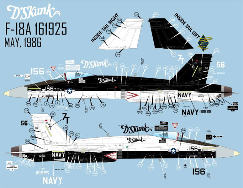 եСʡǥ 1/48 Ƴ F/A-18 A, B, C, D, E, F Pax River Bug Tes