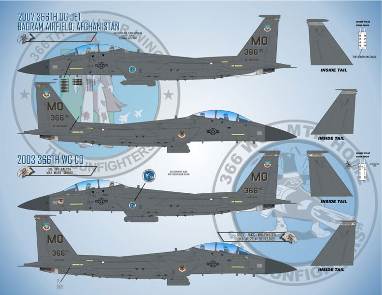 եСʡǥ 1/48 ƶ F-15E ȥ饤롡366ƮҶġGunfighters - ɥĤ