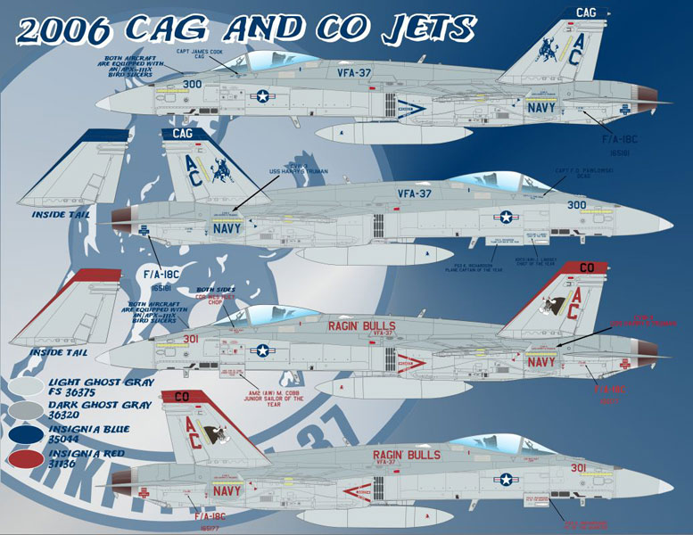 եСʡǥ 1/48 Ƴ F/A-18C Ragin' Bulls VFA-37 CVW-3 - ɥĤ