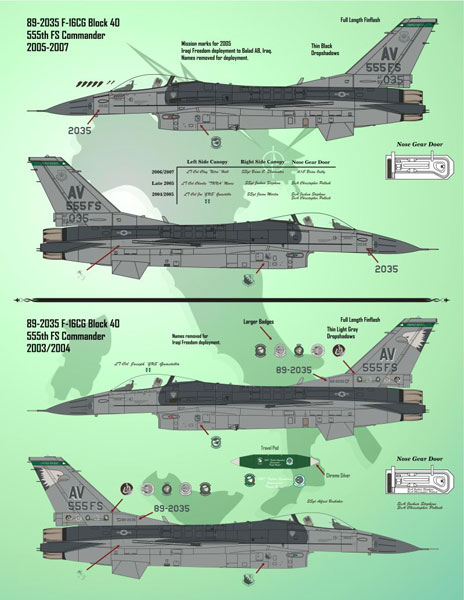 եСʡǥ 1/48 ƶ F-16CG 555Ʈ⡡Triple Nickelɥδ - ɥĤ