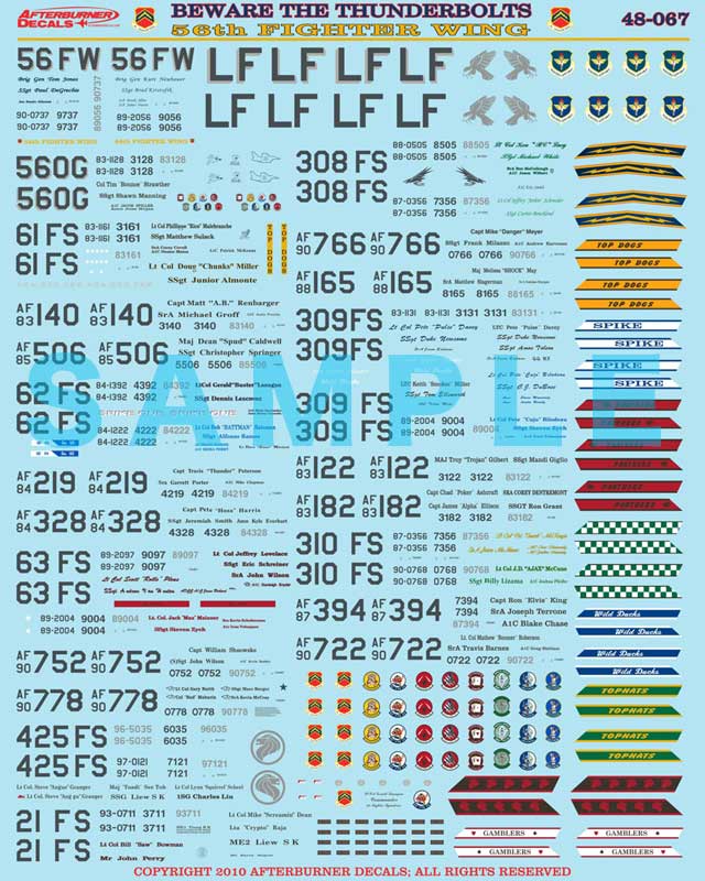 եСʡǥ 1/48 ꥫ F-16 56FW "ܥ"