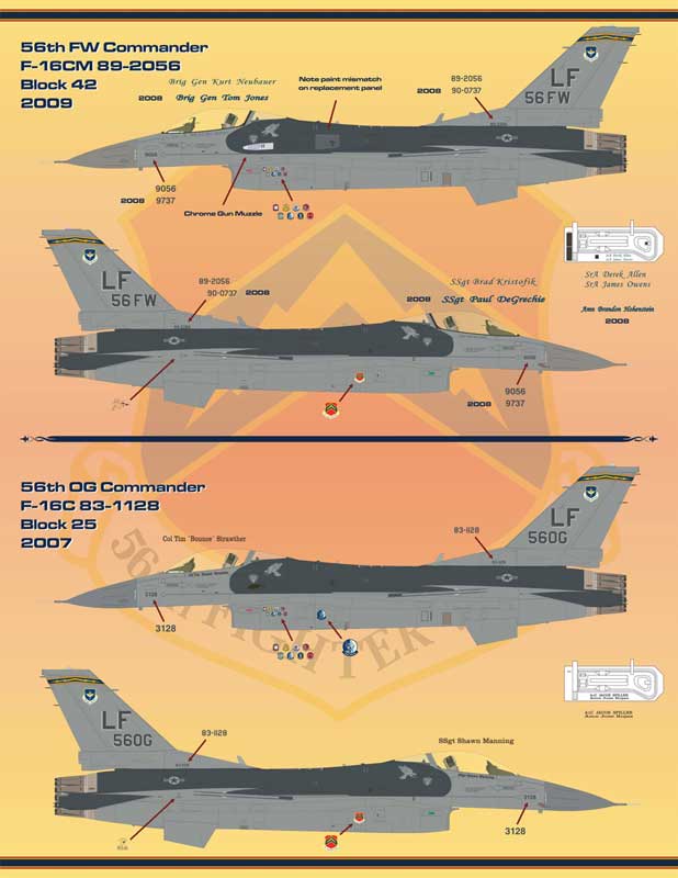 եСʡǥ 1/48 ꥫ F-16 56FW "ܥ"