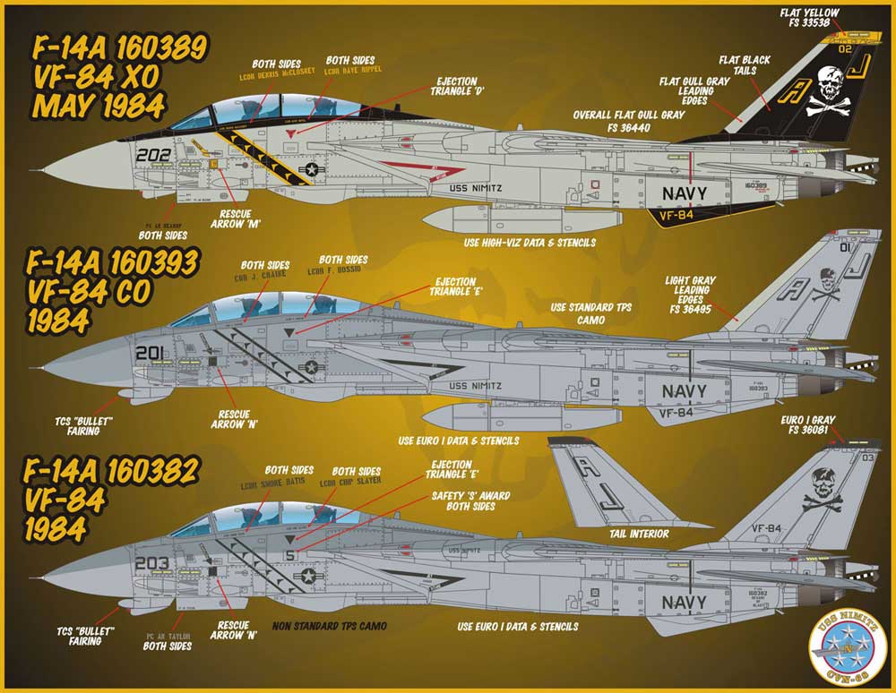 եСʡǥ 1/48 ꥫ F-14A VF-84 "ӥȥ꡼ å" - ɥĤ