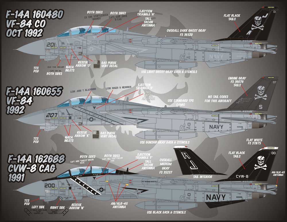 եСʡǥ 1/48 ꥫ F-14A VF-84 "ӥȥ꡼ å"
