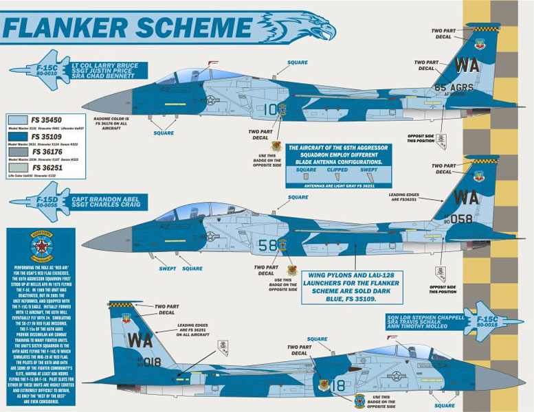 եСʡǥ 1/72 ƶ F-15C/D Aggressor Eagles 65 ͥꥹ - ɥĤ