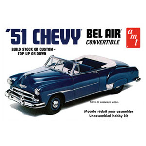 AMT 1/25 1951 CHEVY BEL AIR CONVERTIBLE