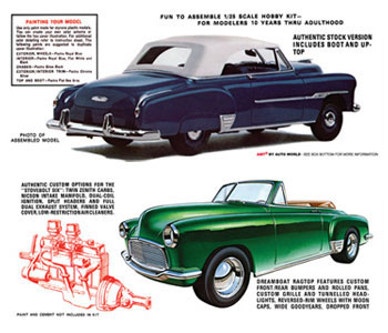 AMT 1/25 1951 CHEVY BEL AIR CONVERTIBLE