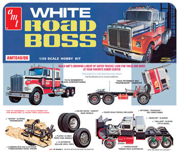 AMT 1/25 White Road Boss Truck