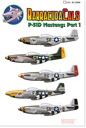 バラクーダデカール 1/32 P-51 マスタング Part.1 - ウインドウを閉じる