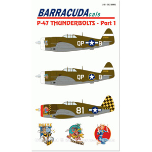 Barracudacals 1/48 P-47 Thunderbolts - Part.1