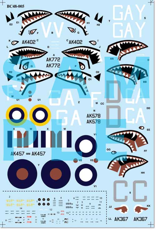 Barracudacals Decals 1/48