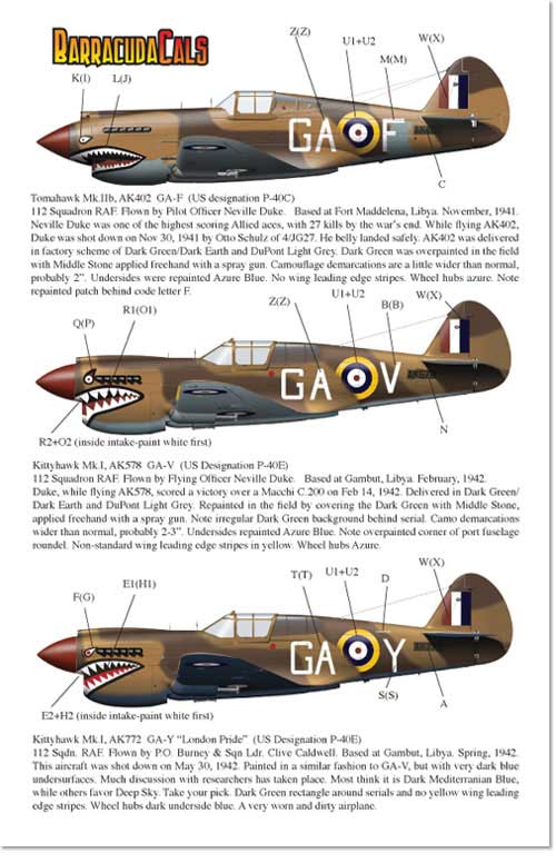 Barracudacals Decals 1/48