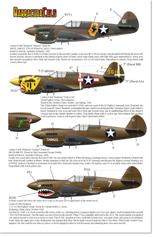 Barracudacals Decals 1/48