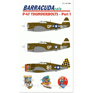 Barracudacals 1/72 P-47 Thunderbolts - Part.1