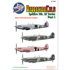 Barracudacals 1/72 pitfire Mk. IX Series - Part.1