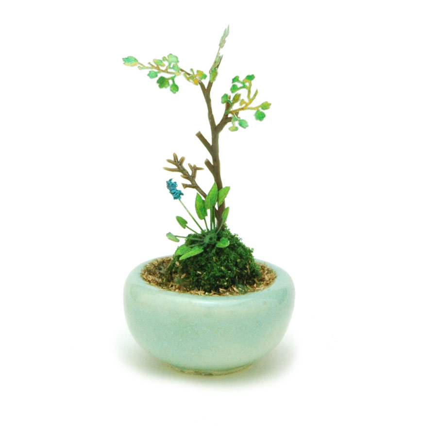 PLATZ 1/12 THE BONSAI Group planting w/Round pod(Turquoise)