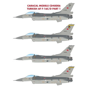カラカルモデル 1/48 トルコ空軍 F-16C/D Part.1
