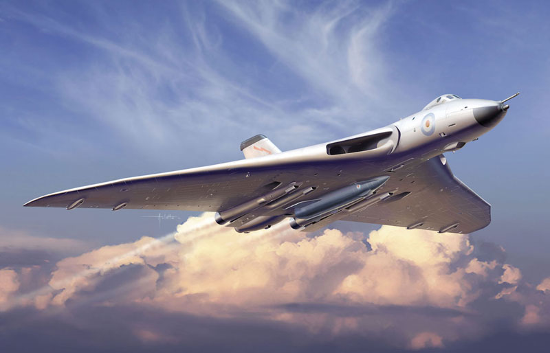 サイバーホビー 1/200 イギリス空軍 戦略爆撃機 アブロ バルカン