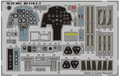 cyber-hobby 1/32 WW.II Bf110 C-7