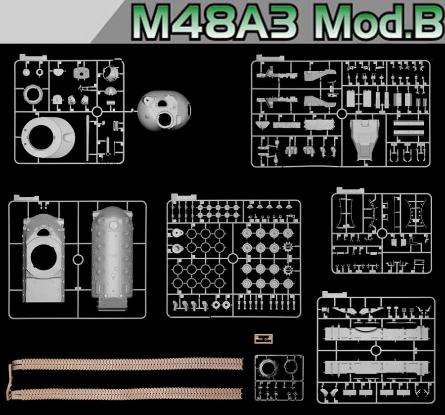 Сۥӡ 1/35 ꥫΦ M48A3 Mod.B ѥåȥ 