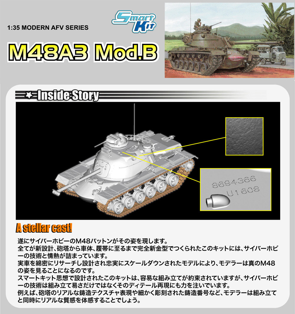 Сۥӡ 1/35 ꥫΦ M48A3 Mod.B ѥåȥ  - ɥĤ