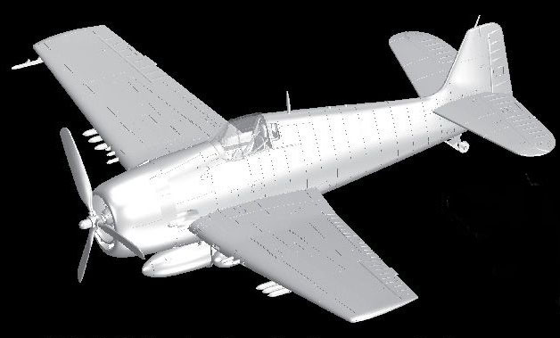 Сۥӡ 1/72 WW.II ꥫ F6F-3 إ륭åw/ǥå롼ե奢