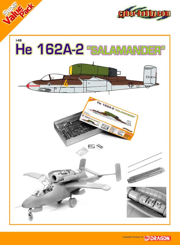 Сۥӡ 1/48 WW.II ɥĶ ϥ󥱥 He162A-2 "ޥ"